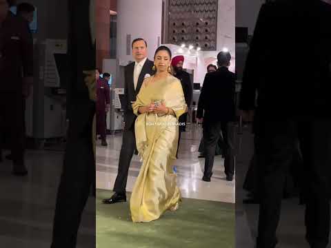 #RajatSharma with his wife at #IraKhan and #NupurShikhare Wedding Reception!
