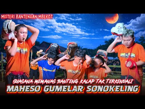 KERASUKAN MASAL BANTENG MAHESO GUMELAR SONOKELING DI DALAM PABRIK