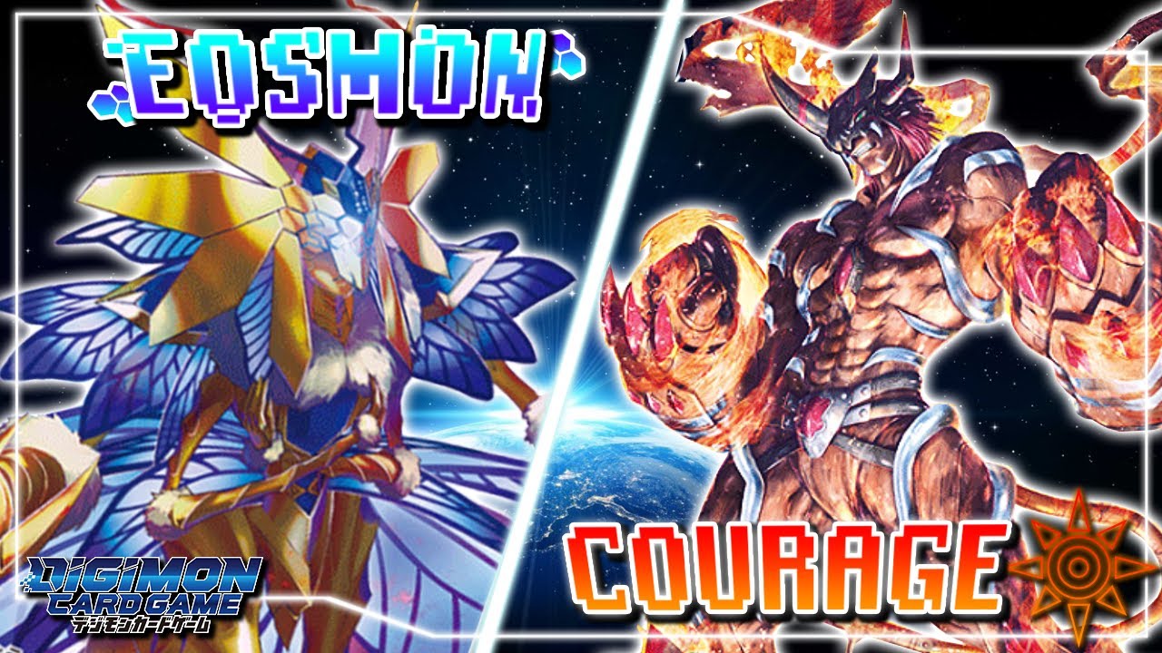 Digimon Card Game : EOSmon (Green) VS Bonds of Courage (Red)
