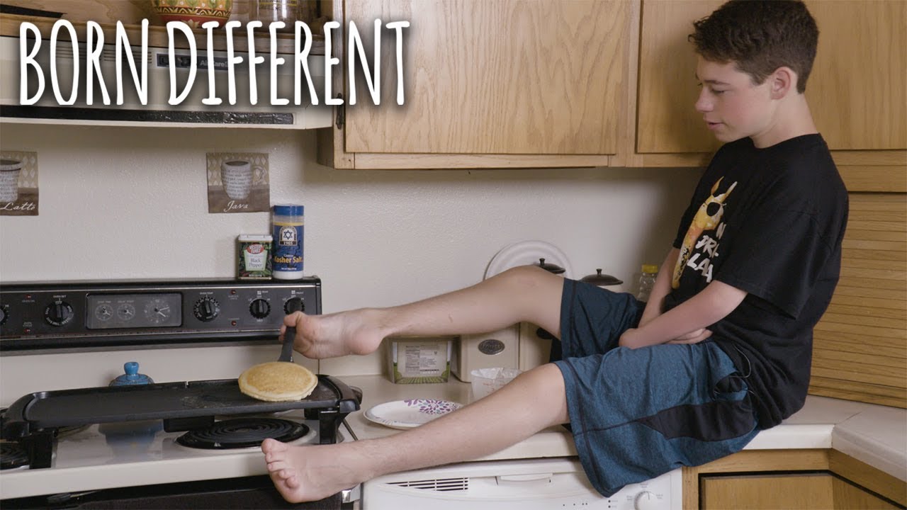I use my feet as hands - born different
