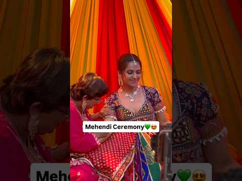 Avika Gor Mehendi Ceremony😍 #avikagor #balikavadhu #patipatniaurpanga #bollywood