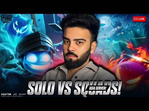 BGMI 4.0 UPDATE LIVE | SOLO VS SQUAD WITH REGRETS 🔥 #bgmilive #pubglive