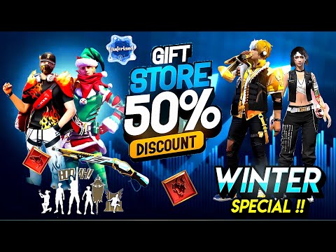 Winterland Special Gift Store 50% Off🤯 | Free Fire New Event | Ff New Event Today