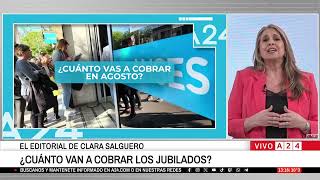 🔵 ¿QUÉ JUBILADOS COBRARÁN PAGOS ADICIONALES?: EL EDITORIAL DE CLARA SALGUERO