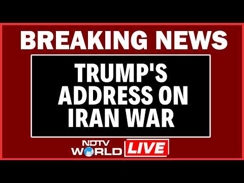 Trump LIVE Today | Trump LIVE Speech | Trump News | Watch Trump LIVE | Trump On Iran | NDTV 24x7