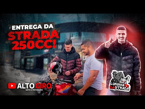 ENTREGA DA CBX STRADA 250cc! VEJA A REAÇÃO DO DONO