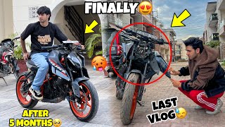 Finally Apni Duke390 wapis aagaye😍After 5 Months😓|| Last Vlog on my Duke390🥺