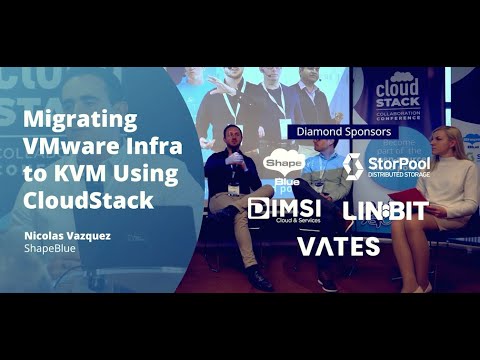 Migrating VMware Infra to KVM Using CloudStack | CloudStack Collaboration Conference 2023