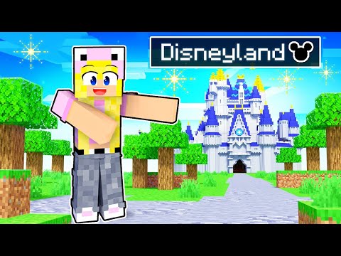 Mój PIERWSZY RAZ w DISNEYLAND w PARYŻU w Minecraft!