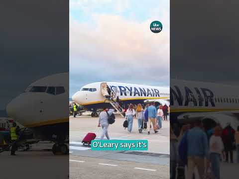 Ryanair is considering increasing the bonus staff get to stop oversized luggage #itvnews #travel