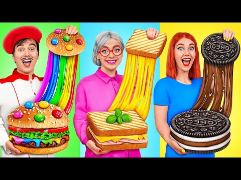 Reto De Cocina Yo vs Abuela | Batalla Comestible por Mega DO Challenge