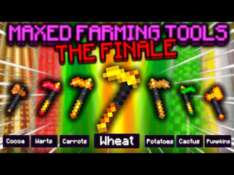 Upgrading ALL of my farming tools for the FINAL TIME! - Hypixel Skyblock