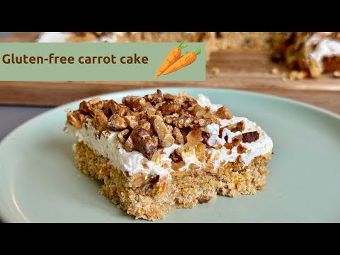 Gluten-free carrot cake//Морквяний пиріг без глютену