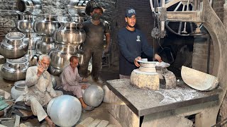 Unbelievable Process of Recycling Aluminium Old Cooking Pots & Manufacturing Process of Big Pots 