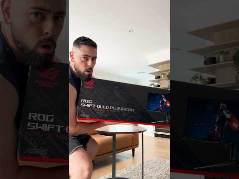 Unboxing the World's Fastest Ultrawide OLED Gaming Monitor! @asusrog