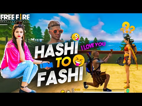 HASI TO FASI😂😝Prank with WORLD CHAT cute Girl😂😁-Garena freefire