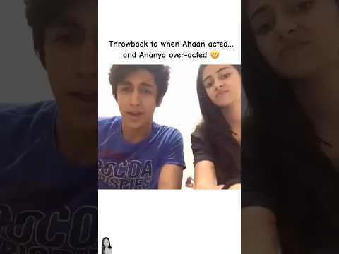 Sibling goals 😂#ahaanpanday #ananyapandey #ananya #ahaan #youtubeshorts #funny #shorts #shortsfeed