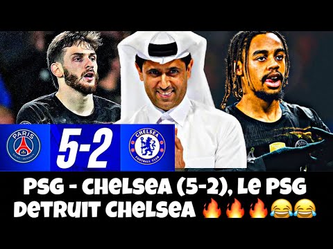 PSG - CHELSEA (5-2), LE PSG DÉTRUIT CHELSEA 🔥🔥🔥😂😂