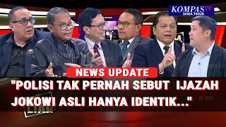 Debat Panas! Tantang Pembuktian Di Sidang! Polisi Tak Pernah Sebut Ijazah Jokowi Asli, Hanya Identik
