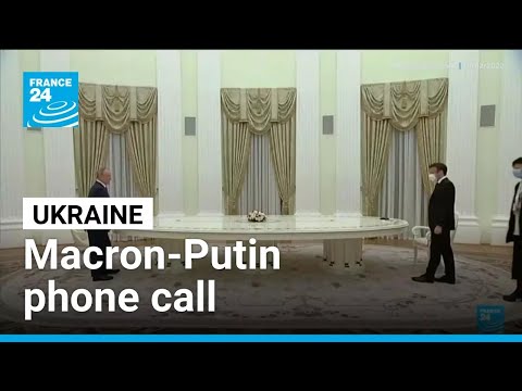 YouTube video thumbnail: Macron Urges Ukraine Ceasefire in First Putin Talks Since 2022 