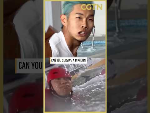 Test your typhoon survival skills at this center in China
