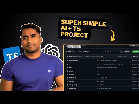 One of the easiest AI + Typescript project that you can learn from