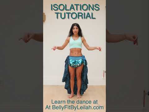 How to do Isolation! 😍 #bellydancer #learntobellydance #رقصشرقي #middleeasterndance #egyptiandance