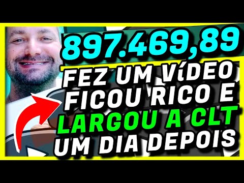 QUEM FIZER ESSE CANAL DARK VAI LARGAR O EMPREGO IMEDIATAMENTE "ADEUS CLT" 💲MONETIZA COM UM VÍDEO💲