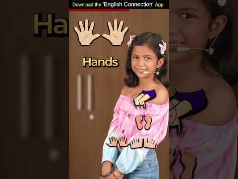 Body Parts in English by Adi Keshari | Kids English | Adi Keshari | Vidya Connection #shorts