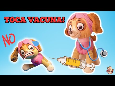 ¡Los Cachorros de la Patrulla Canina se Vacunan! 🐾Tienen miedo al veterinario