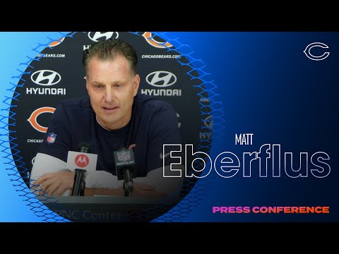 Matt Eberflus on Teven Jenkins at RG: “We’re going to look at all combinations.” | Chicago Bears video clip