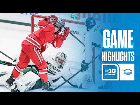 Ohio State at Michigan State | HIGHLIGHTS | Big Ten Hockey | 02/27/26