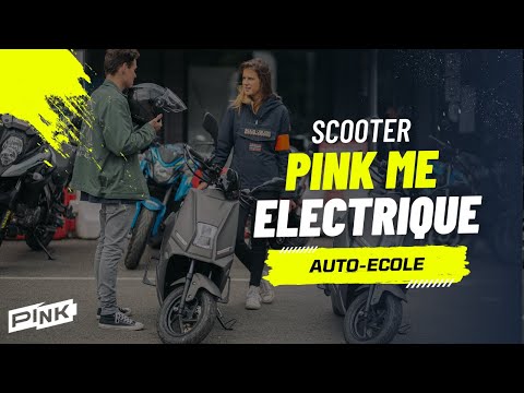 Pink Me Moto-Ecole avec renforts : le premier scooter électrique choisi par Easy Monneret