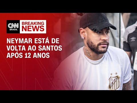 Neymar está de volta ao Santos após 12 anos | BASTIDORES CNN