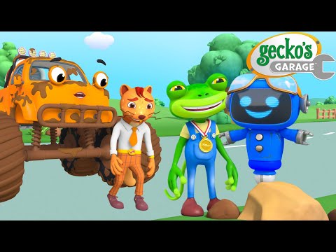 Gecko and Weasel’s Big Race! 🏁 | Gecko's Garage 🚚 | Cartoons For Kids | Toddler Fun Learning