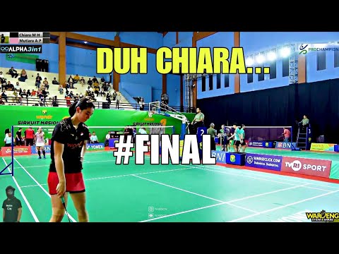 FINAL CHIARA vs Mutiara🔥. Semoga Kalian Segera Siap Ke BWF SERIES