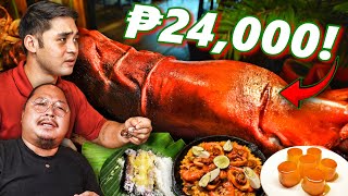 ₱45 vs. ₱24,000 Filipino Noche Buena Food with Ninong Ry 🇵🇭 