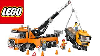 Lego City 60467 Heavy-Duty Recovery Tow Truck with Crane Speed Build