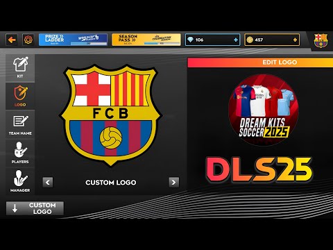 How To Import FC Barcelona Logo And Kits In Dream League Soccer 2025