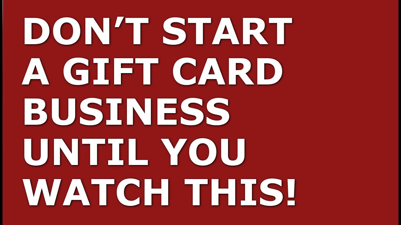 How to Start a Gift Card Business 2024