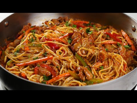 How to Make STIR FRY PASTA