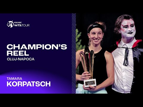 Transylvania champ Tamara Korpatsch wins her FIRST WTA title! 🧛‍♂️🏆