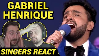 Gabriel Henrique - I look to you REACTION | Singers React