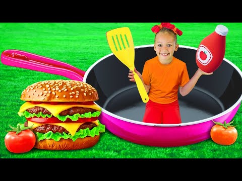 Yummy food in refrigerator | Food Song for Kids! | Super Songs Maya Mary Mia