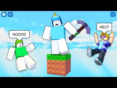 ROBLOX One Block 🧱 FUNNY MOMENTS (MEMES)