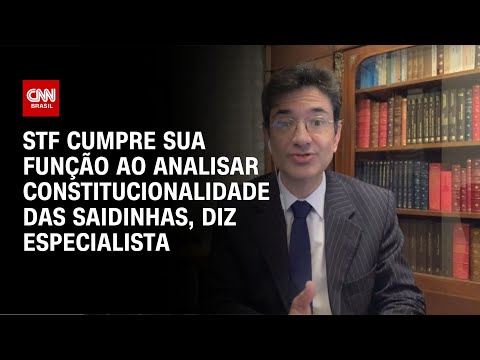 ​STF cumpre sua função ao analisar constitucionalidade das saidinhas, diz especialista | CNN NOVO DIA