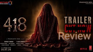 418 movie TRAILER Review (my Personal opinion)/ #movie #update #horror 