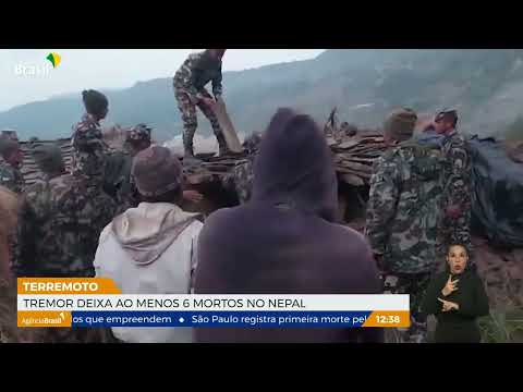 Terremoto deixa, ao menos, seis mortos no Nepal