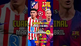 🎙️Narración EN DIRECTO🔴⚽Atlético de Madrid vs FC Barcelona #uefachampionsleague #barcelona