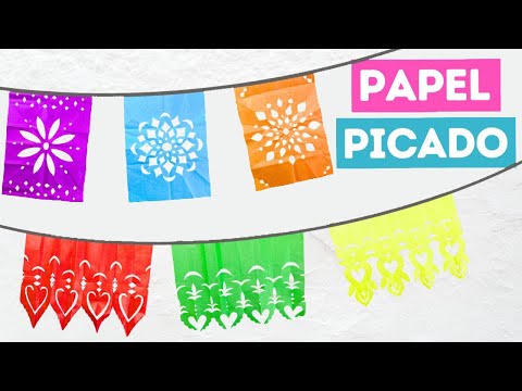 Cómo hacer papel picado para el día de muertos ¡Fácil!